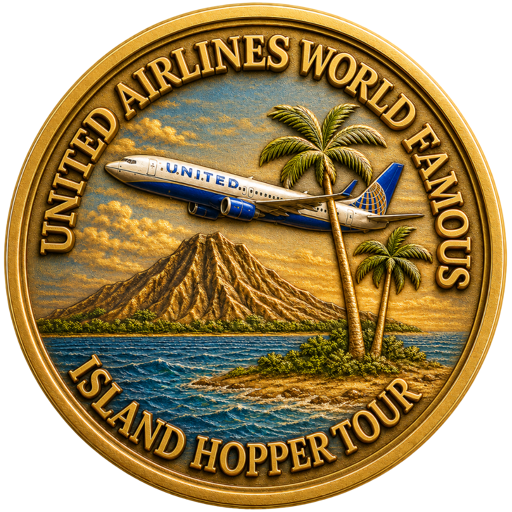 Congratulations on completing the United Airlines World Famous Island Hopper Tour